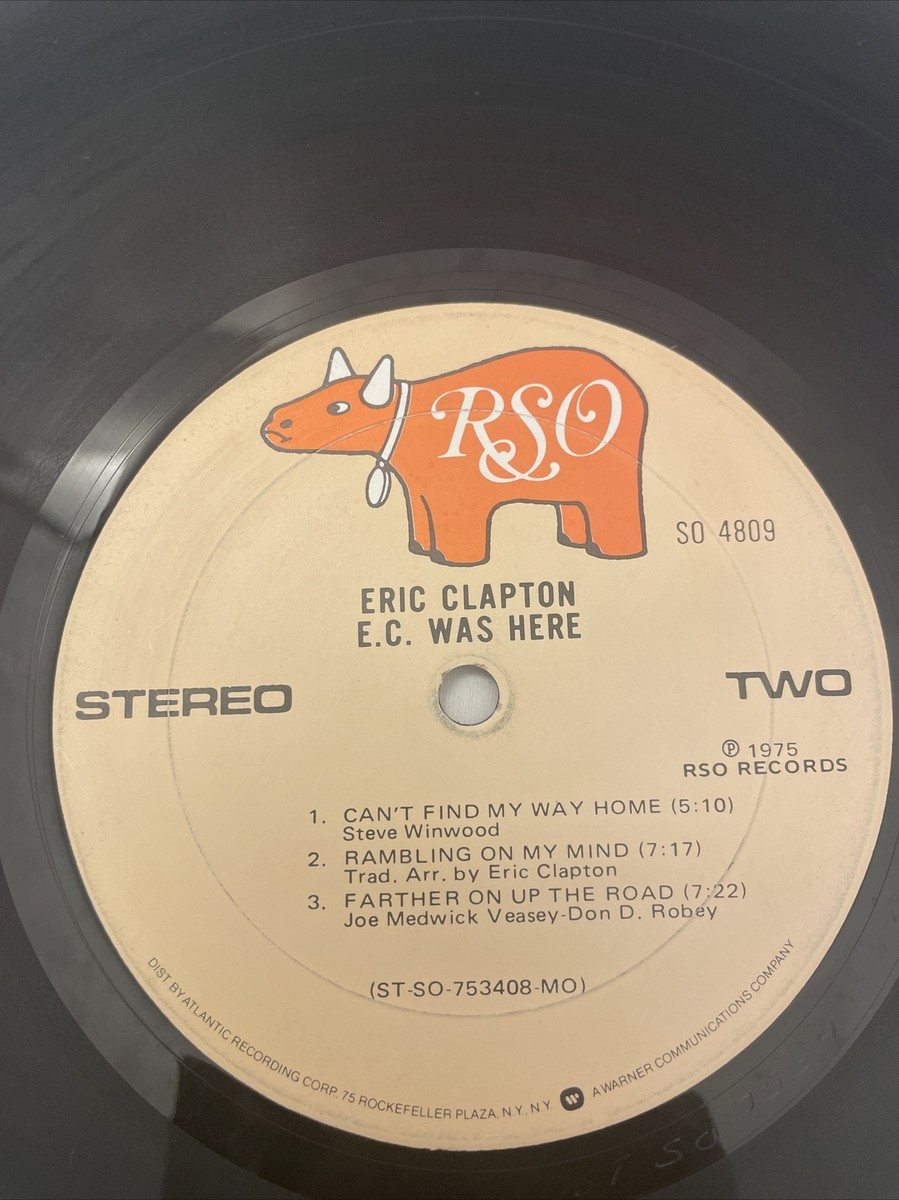 エリック・クラプトン E.C. WAS HERE レコード 帯付き ERIC CLAPTON