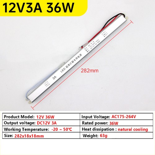 DC 12V 24V Lighting Transformer 18W - 500W Power Supply Driver for LED Strip - Picture 8 of 40