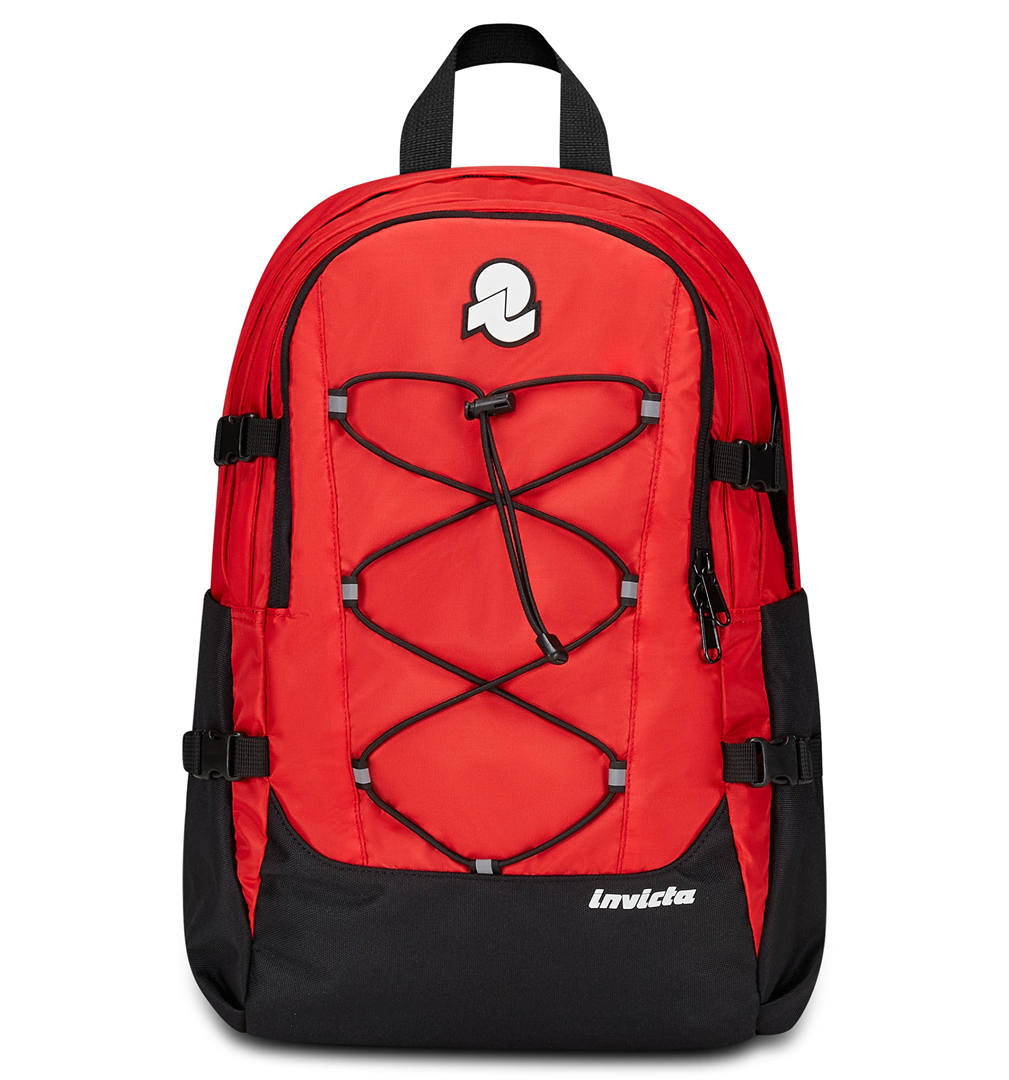 Zaino Invict-Act Plus Plain  Geranium Red | Invicta