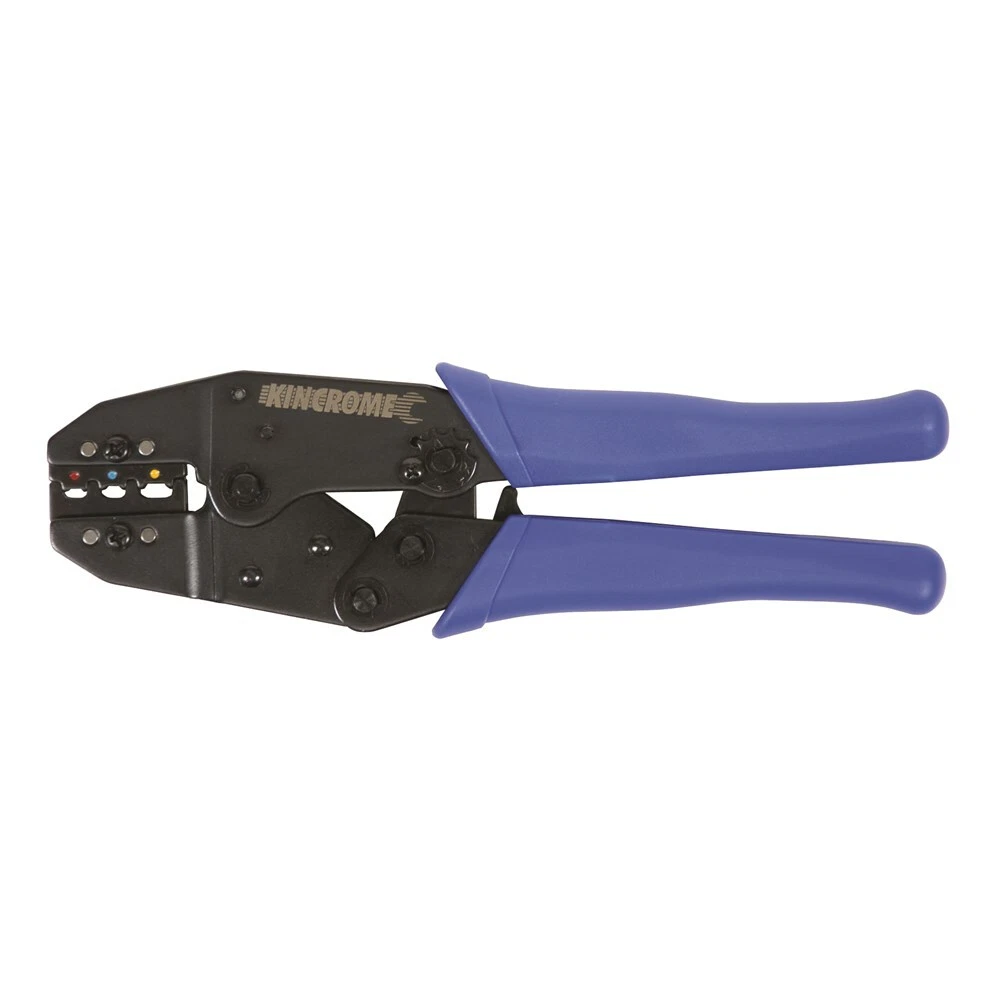 KINCROME 210 mm (9″) Ratchet Crimping Pliers | Insulated Terminal Crimper 17047