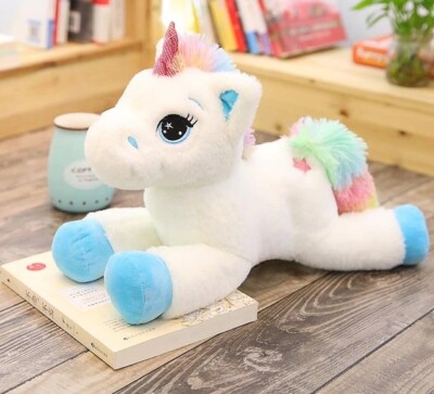 Rainbow Unicorn 16 Inch Horse Stuffed Animal Plush Toys Toddler