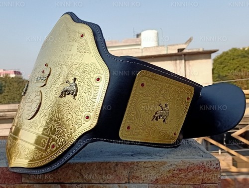 World Heavyweight BIG GOLD Championship Replica Tittle Belt Adult size 2MM Brass - Bild 5 von 9
