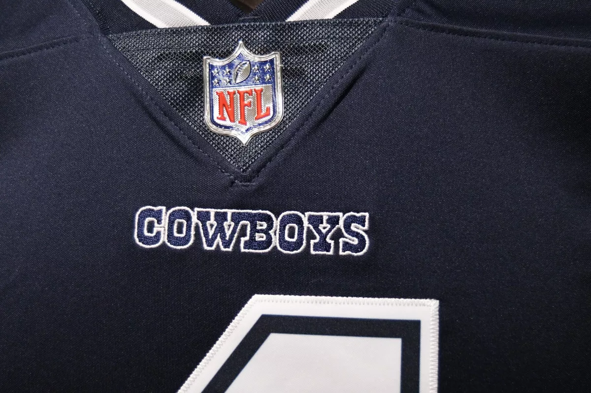 Nike Dallas Cowboys No4 Dak Prescott Lights Out Black Men's Stitched NFL Elite Strobe Jersey