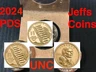 2024 PDS UNC MINT SET Indian Citizenship P D Sacagawea & S PROOF 3 Native Dollar