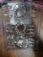 Titanker Nickel Shower Hooks Set Of 12 Metal Brand New