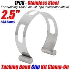 2.5" Size Exhaust Pipe Tacking Band Clip Stainless Steel for welding/fabrication