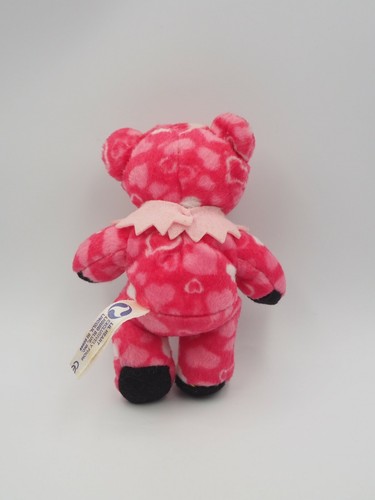 Grateful Dead Bear GDB B2209 Lil Heart Pink Liquid Blue Plush 5" Toy Doll - Picture 4 of 7