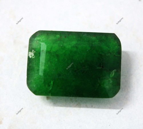 48.70 Ct NATURAL Emerald Cut Brazilian Green Emerald Beryl Loose Gemstone - Picture 3 of 4