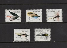 S4338   Transkei   1982  fishing flies 5v.   MNH