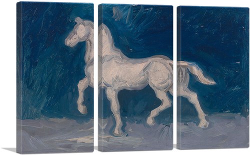 ARTCANVAS Plaster Statuette of a Horse 1886 Canvas Art Print by Vincent van Gogh - Picture 14 of 14