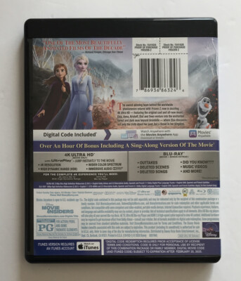 Disney - みらい② Disney Frozen II 2 (4K Ultra HD/Blu-ray, 2020) With
