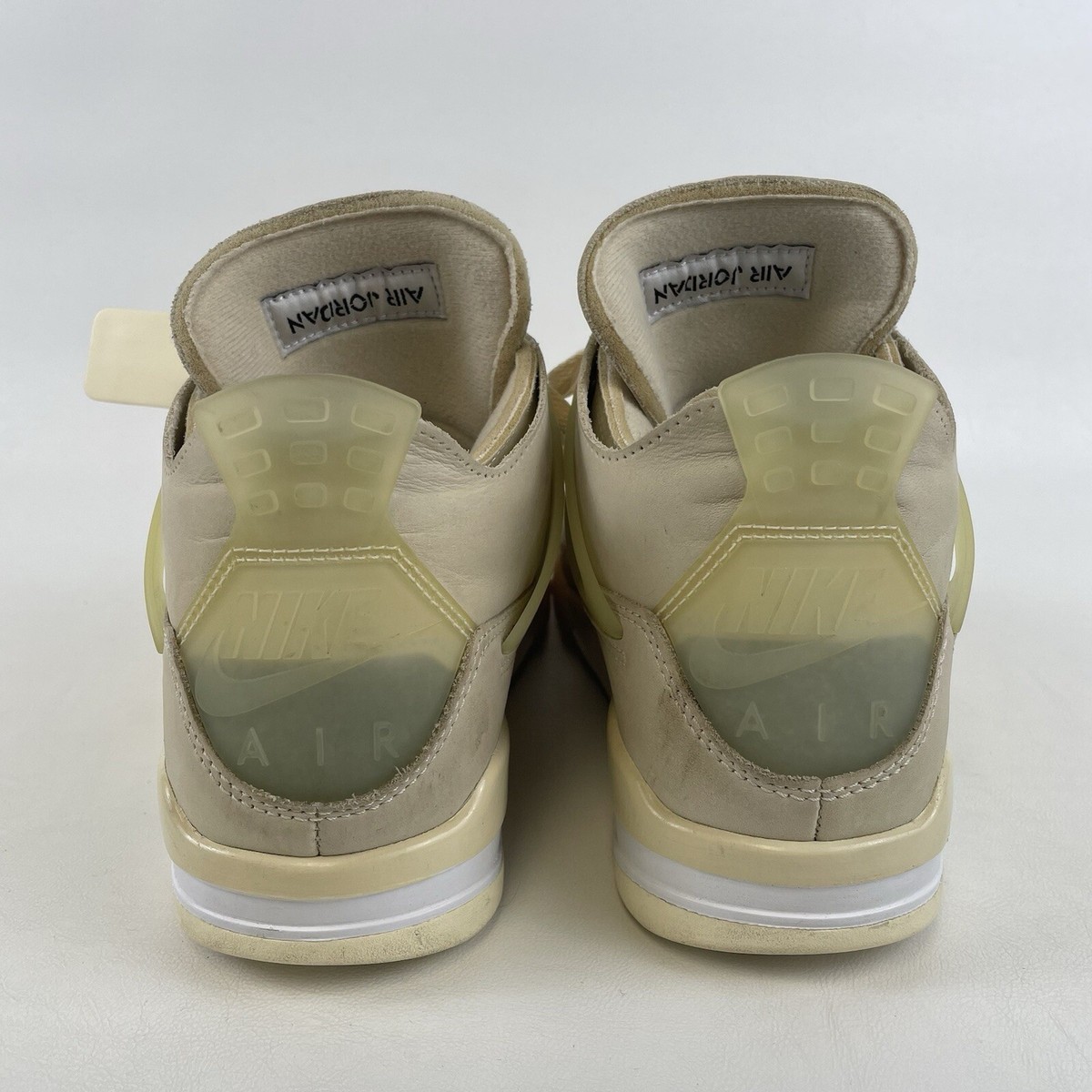 Size 8W/ 6.5M - Nike Off-White Air Jordan 4 Retro SP Sail