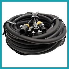 25' PowerCON True 1 and DMX Combo Pro Cable (3 Pin)