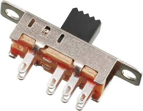 SourcingMap 5 Pezzi PCB 8 Pin 3 Posizioni On/On/On DP3T 2P3T Pannello Mini Slide Switc - Foto 5 di 5
