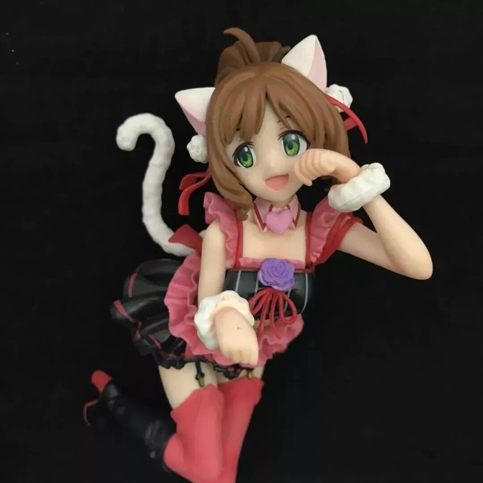 Anime Idol Master Cinderella Maekawa Future Catwoman PVC Figure Model
