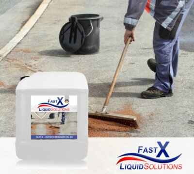 Öl-Fleck-Entferner Beton  Ölfleckenreiniger Reiniger Ölentferner 5 L Fast-X
