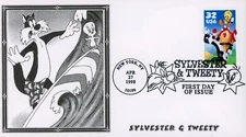 US 3204a FDC Tweety and Sylvester