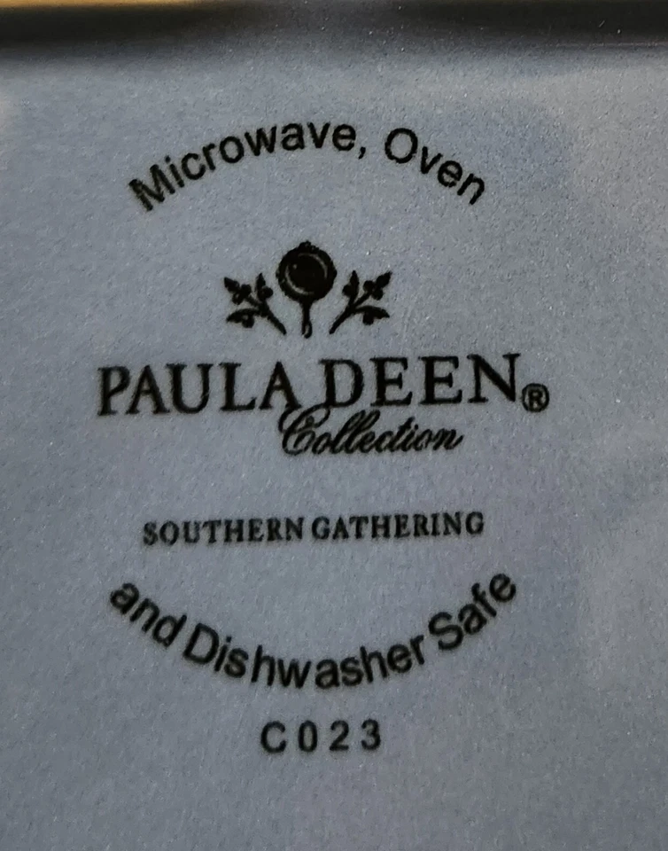 Paula Deen 系列 Southern Gathering Bluebell 椭圆形拼盘 14 x 10 — 第 4/4 张图片