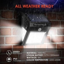 Outdoor Solar Power Motion Detect Garden Spotlight LED Security Light Saving