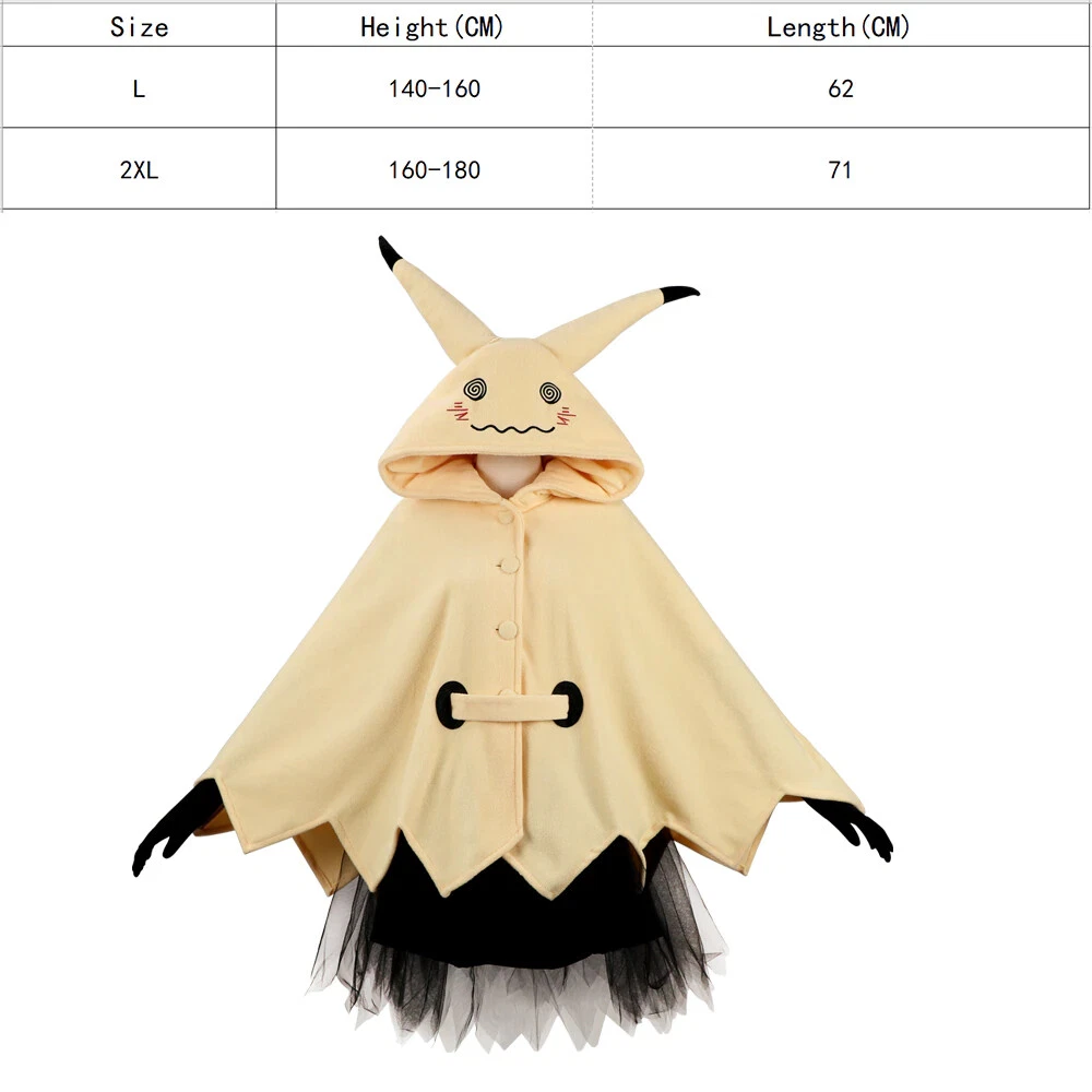 Anime Mimikyu Cute Cosplay Cloak Girl s Dress