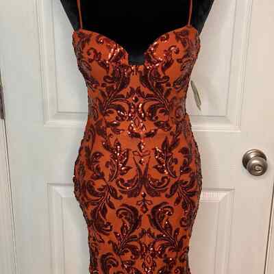 NWT Windsor sequin dress-size Small-Rust/brown color | eBay