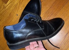 Temeshu Men's Casual Lace Up Oxford Dress Shoes JL3 Black Size US:8.5