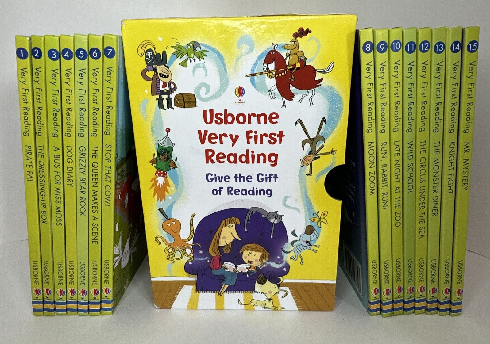 Usborne Books Very First Reading Library Box Set 15 Hardcover 