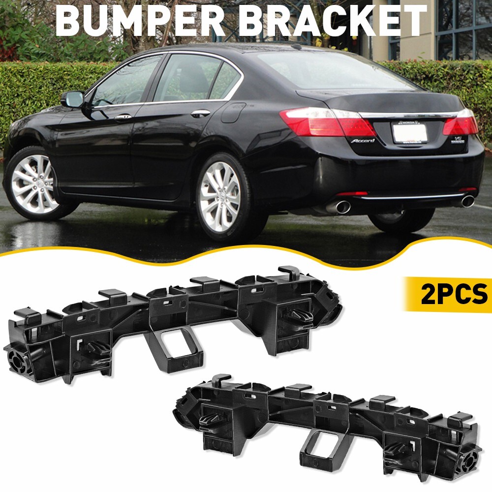 2013-2017 Honda Accord 2-Pack Front Bumper Bracket Side Cover Beam Plastic Kit