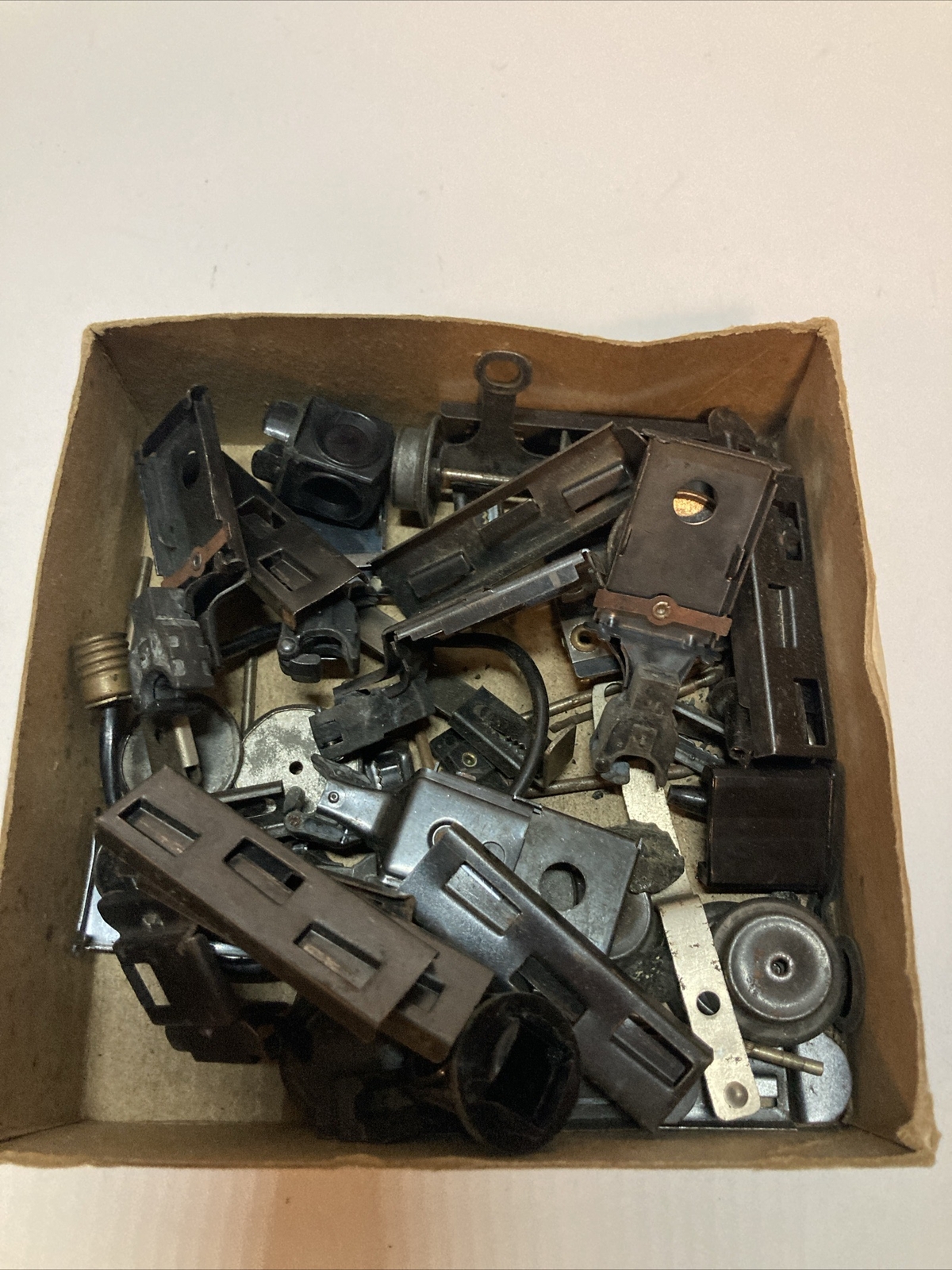 Box of old Lionel Train Parts eBay
