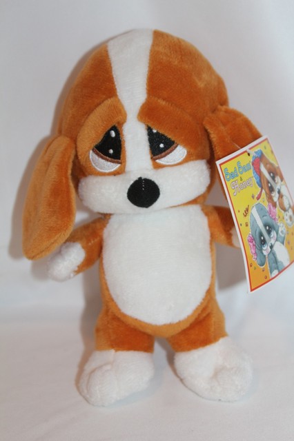 sad dog stuffed animal