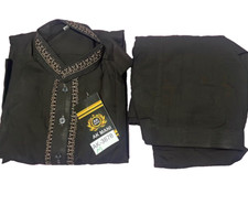 Pakistani Shalwar Kameez Mens Style ReadyMade DK-Brown Color Size Medium AK-3878