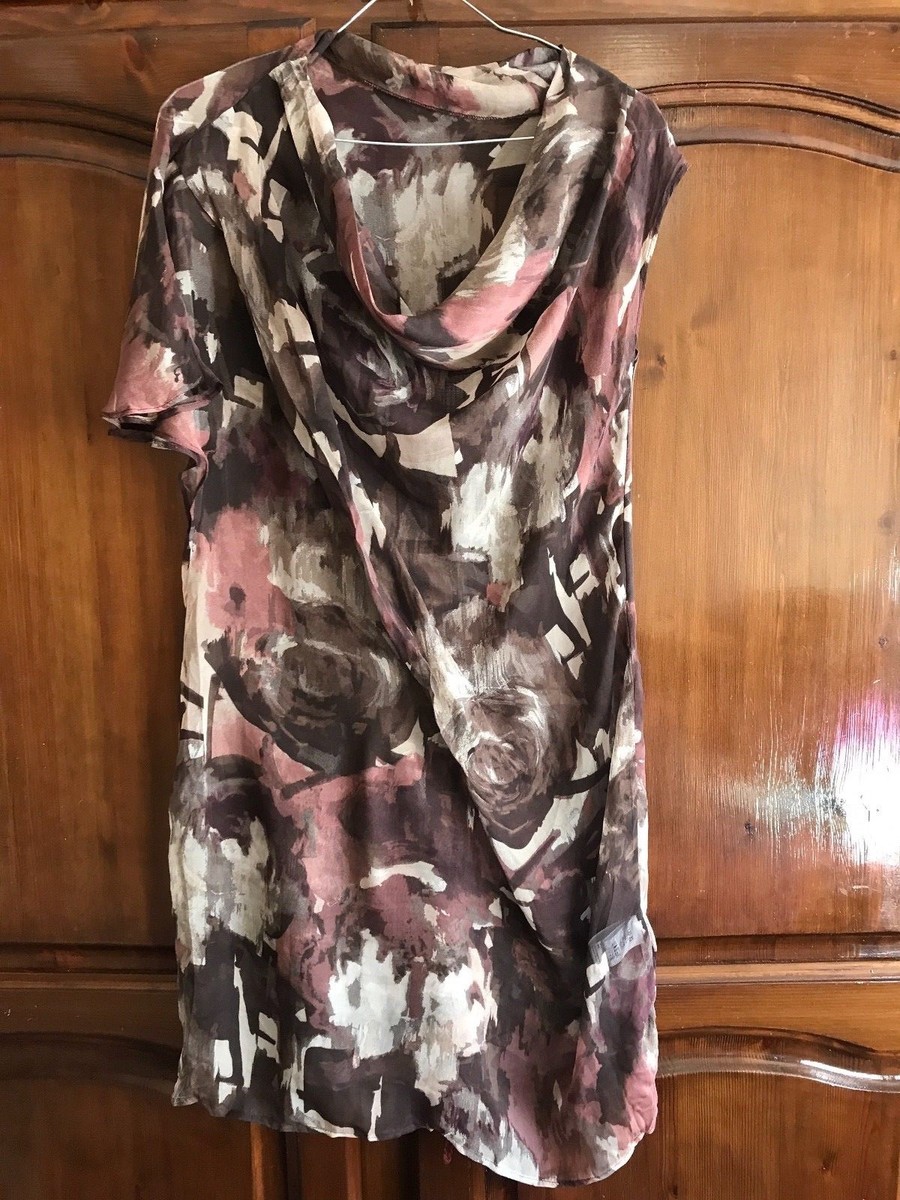 NEW LIU JO ASO SILK PRINTED EARTH TONES GREEN DRAPE DRESS SZ (44 IT) L 12UK | eBay NEW LIU JO ASO SILK PRINTED EARTH TONES GREEN DRAPE DRESS SZ (44 IT) L 12UK | eBay