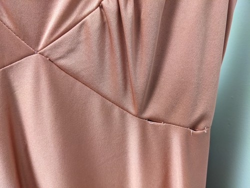 Abito da damigella donna vintage taglia 14 rosa rosa - Foto 23 di 24