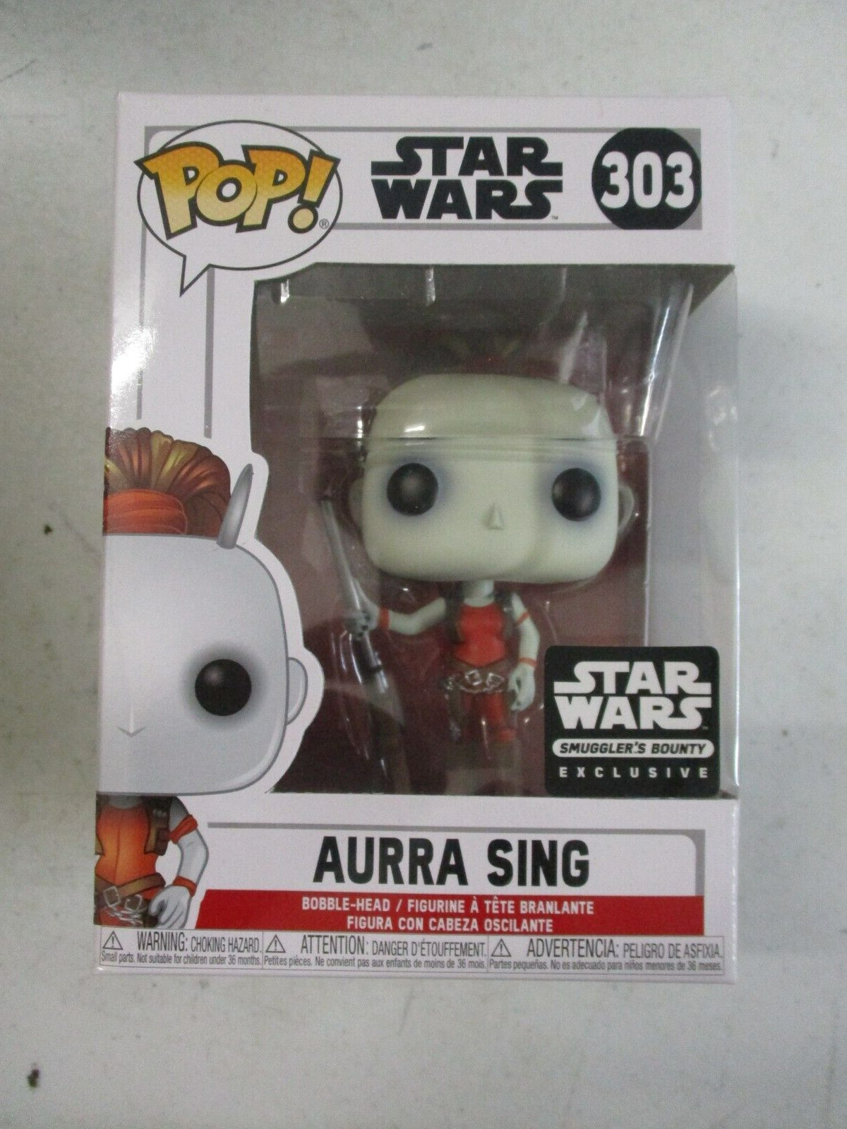 Aura Canta Vinilo Funko Pop Figura #303 Star Wars Contrabandista Exclusiva Nueva