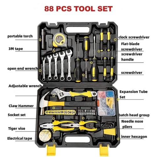 Ringgit Shop 108pcs Household Hand Tool Box Set Multifunctional Tool Box - Picture 2 of 4