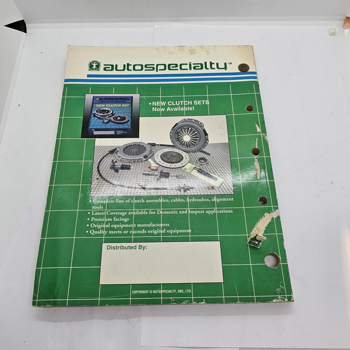Determinations/Chat Chat Vol.1＆2 1994 Autospecialty Domestic & Import Cutch Parts Catalog | eBay