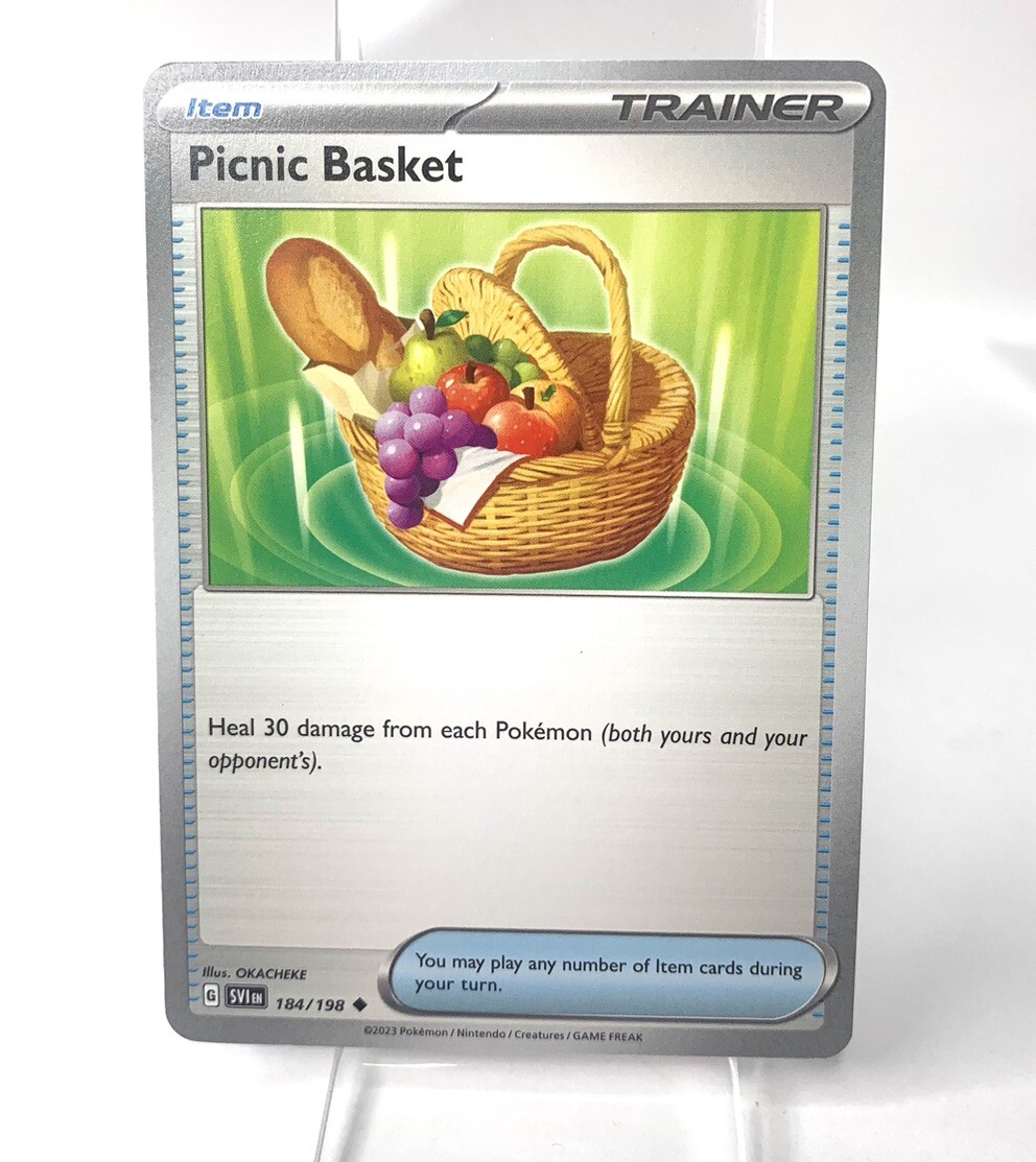 Pokemon TCG Trainer Card Picnic Basket Uncommon Scarlet & Violet