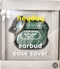 HEYDAY Earbud Case Cover AirPods fits Gen 3 Green Jade Marble