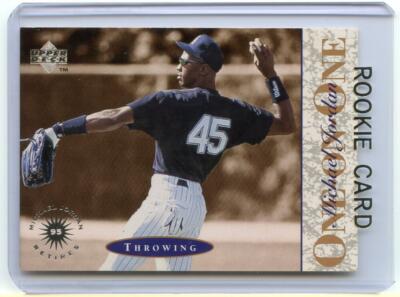 1995 Upper Deck #1 One on One Michael Jordan Throwing Baseball