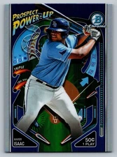 Xavier Isaac-2024 Bowman Prospect Power-Up RC #PP-15 Rays