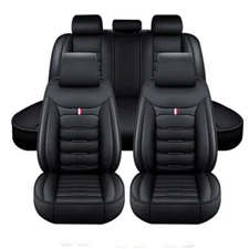 For TOYOTA Car Seat Covers Luxury Leather 5-Seat Full Set Front Rear Protector