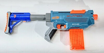 Nerf Elite 2.0 Echo CS-10 Blaster & 12 Round clip No Darts 