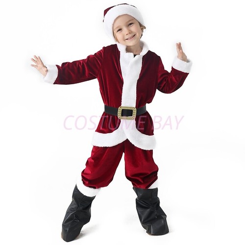 Mens Womens Mrs Santa Claus Suit Clause Christmas Xmas Costume Gown Fancy Dress - Bild 45 von 70