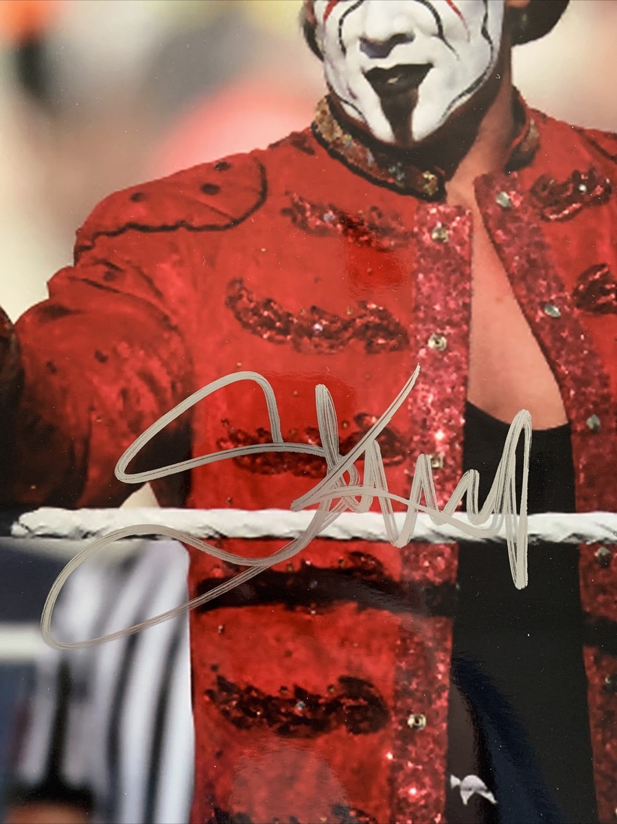 Sting Autographed 11x14 Photo Wrestling Legend WWE AEW The Icon