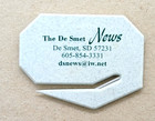 Vintage De Smet News South Dakota Letter Opener Magnet Laura Ingalls Wilder — photo 1