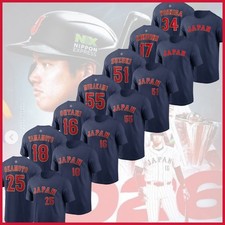 Navy Japan Baseball Team 2026 World Baseball Classic Player Name & Number Fans