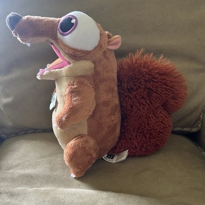 Just Play Disney Ice Age Talking Baby Scrat Squirrel Soft Plush W/ Sound Working