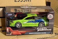 Jada Fast and Furious Brians Mitsubishi Eclipse Rare Treasure Collectible BNIP