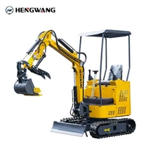 Mini Excavator With Powerful Engine Side swing Making Work Time-saving