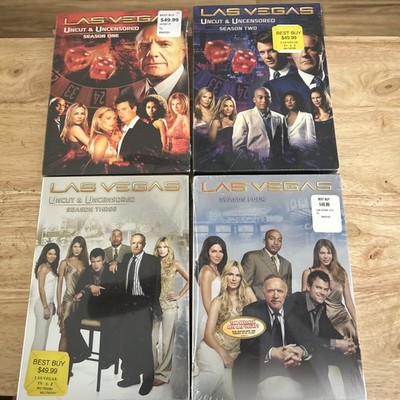 LAS VEGAS Uncut & Uncensored Seasons 1 2 3 & 4 (DVD) NEW
